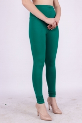 Forest Green Churidar Leggings